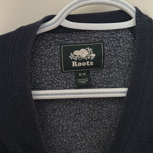 Roots navy blue crew neck - Picture 2 of 2